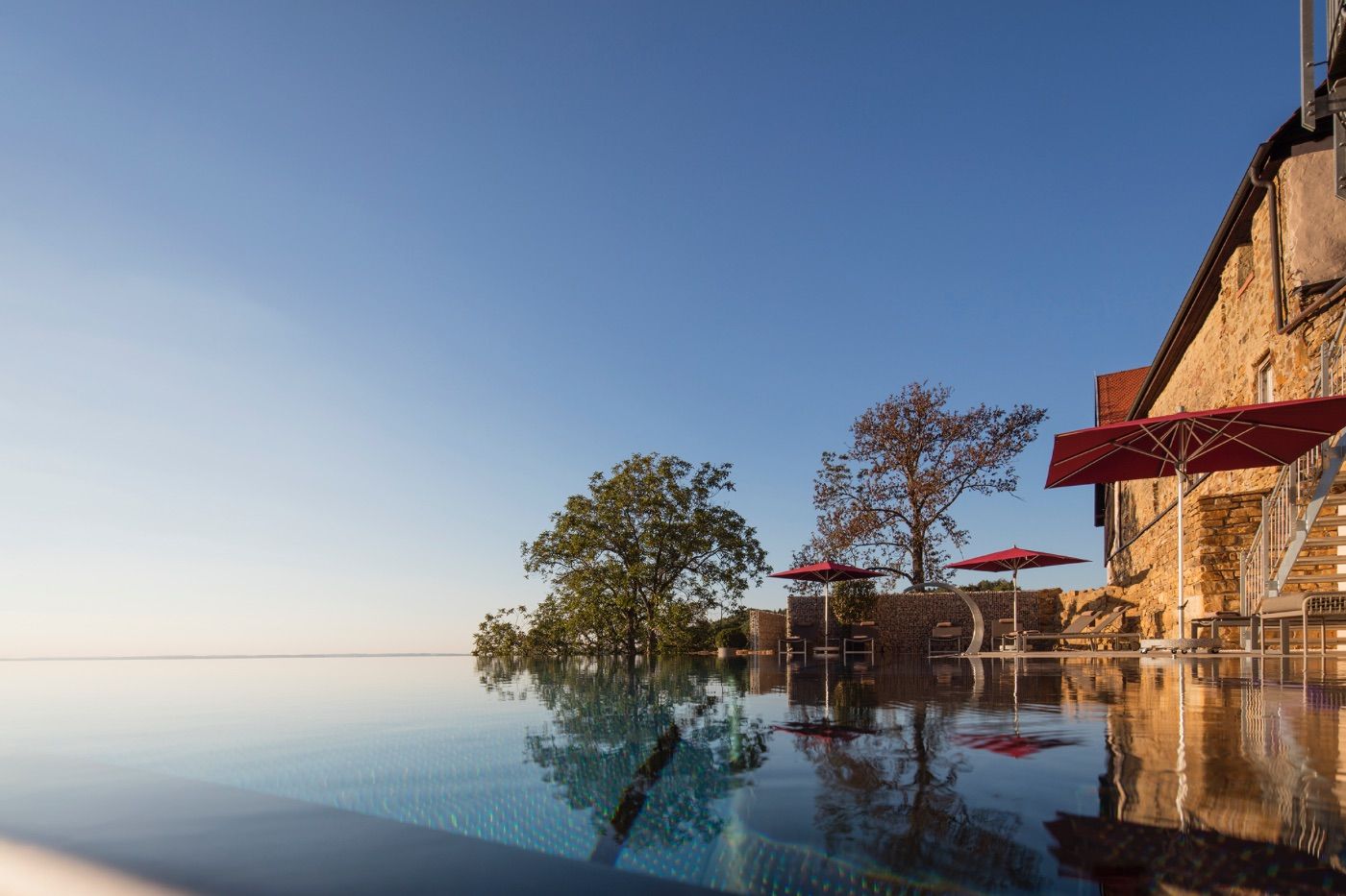Day Spa Stuttgart Burghotel Staufeneck Pool